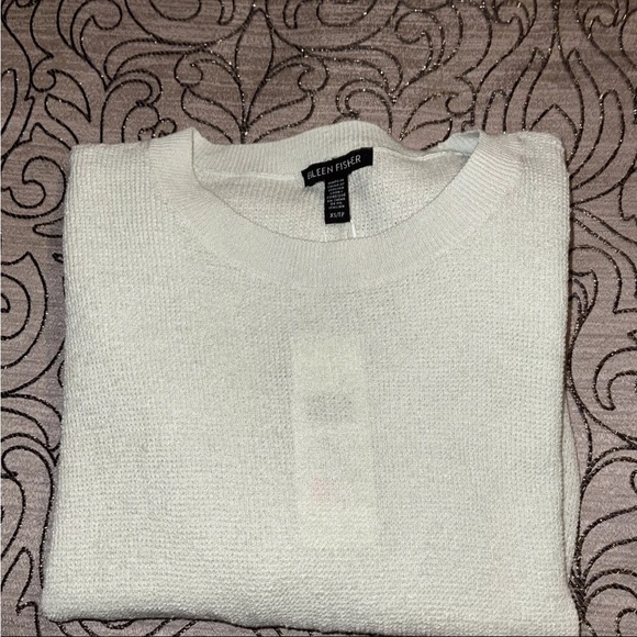 Eileen Fisher  Crew Neck Box Top Mist NWT - Picture 7 of 9